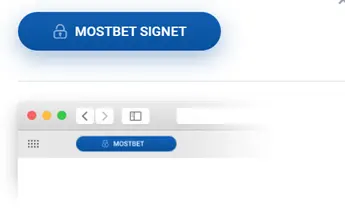 Signet MostBet dans le navigateur